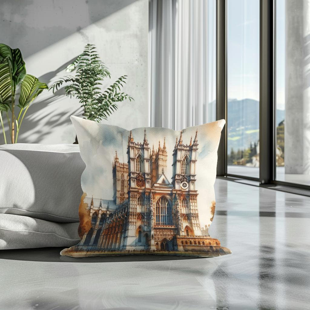 London Westminster Abbey Warmth Cotton Cushion - Secondary Image 3