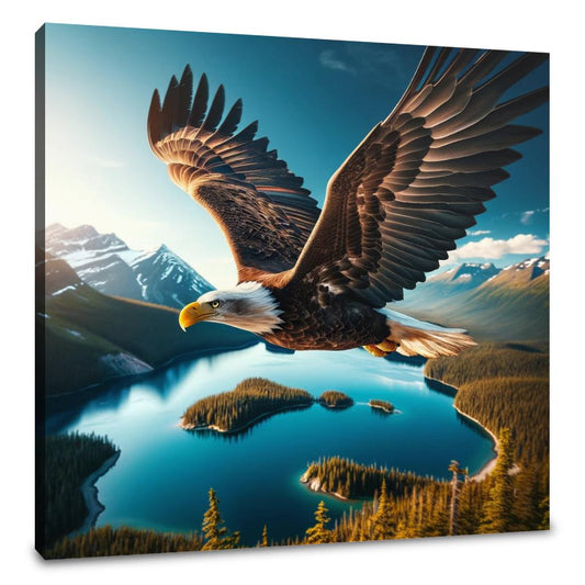 Eagle Flight Canvas - Main Image