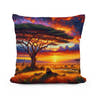 Serengeti Sundown Cotton Cushion - Main Image