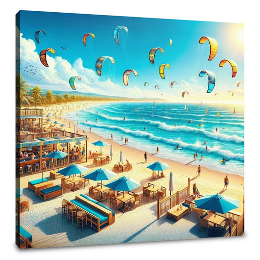 Azure Summer Harmony Canvas - Main Image