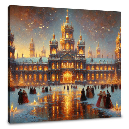 Enchanted Winter Palace Canvas - Main Image