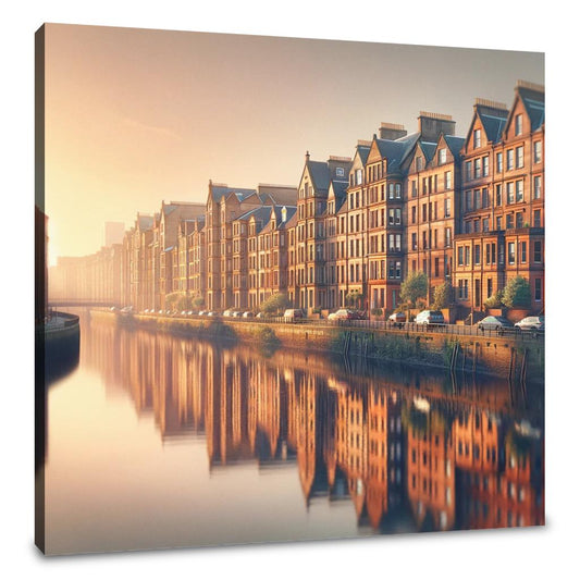 Sunset Serenity Glasgow Canvas - Main Image
