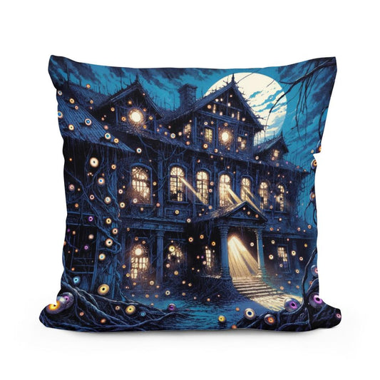Manor of the Watchful Eyes Cotton Cushion - Main Image