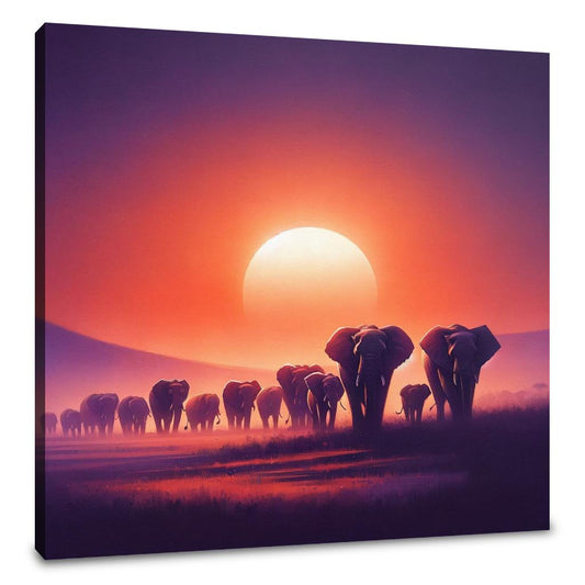 Savannah Sunset Canvas - Main Image
