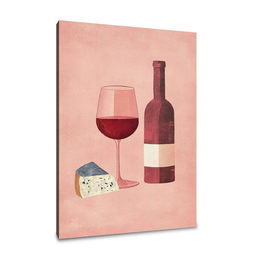 Wine and Cheese Canvas - Main Image