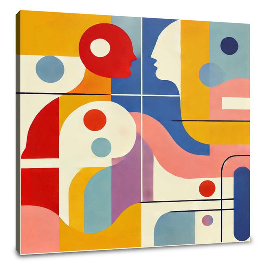 Geometric Harmony Canvas - Main Image