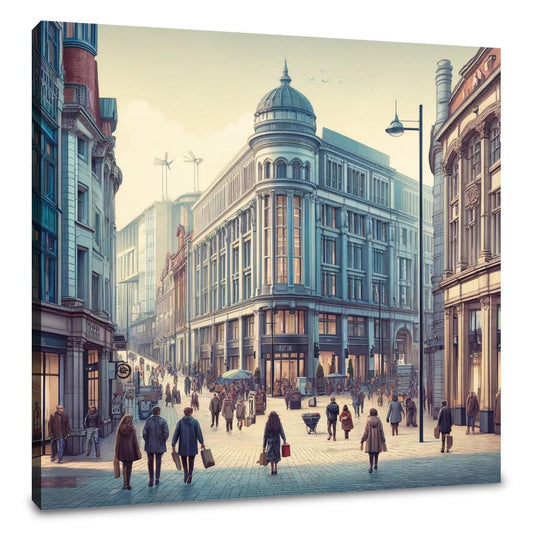 New Street Birmingham Canvas - Main Image