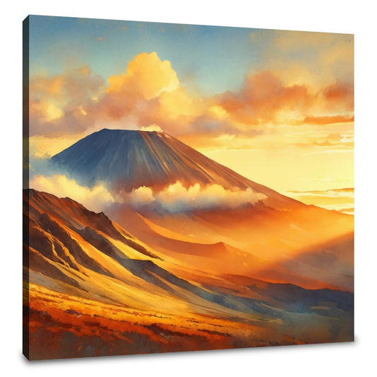 Mauna Kea Sunset Glow Canvas - Main Image