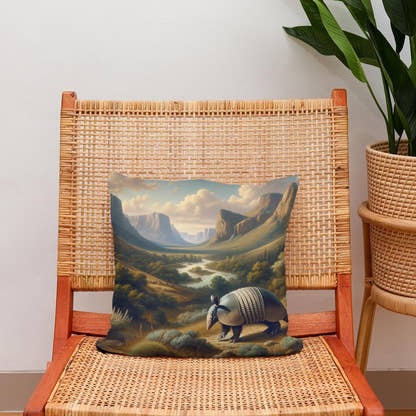 Westward Wander Cotton Cushion - Secondary Image 2