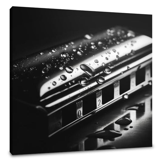 Blues Droplets Canvas - Main Image