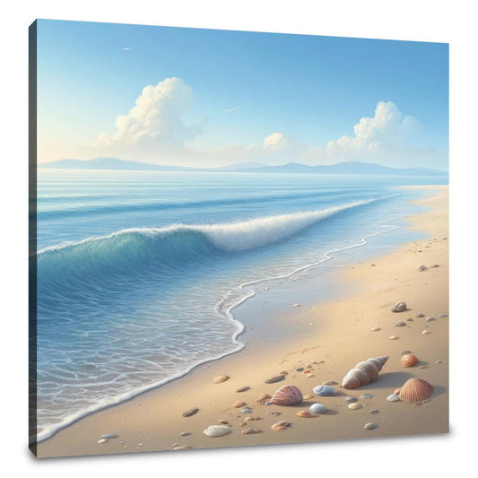 Tranquil Beachscape Canvas - Main Image