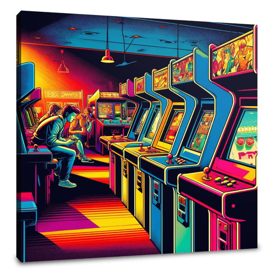 Arcade Retro Pop Canvas - Main Image