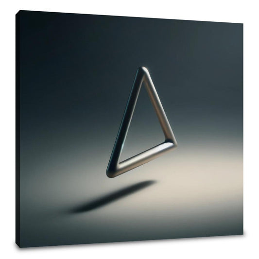 Ethereal Triangle Canvas - Main Image