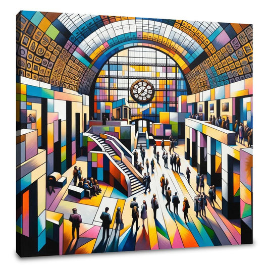 Musée d'Orsay Time Warp Paris Canvas - Main Image