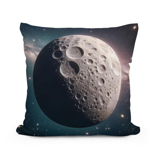 Callisto's Cratered Legacy Cotton Cushion - Main Image