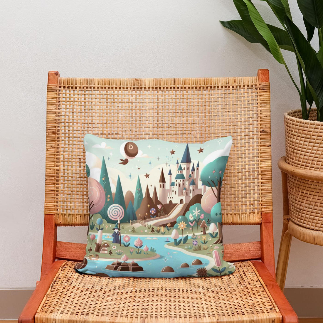 Enchanted Tales Cotton Cushion - Secondary Image 2
