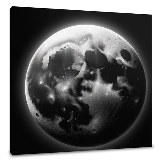 Craters of Lunar Secrets Canvas - Main Image