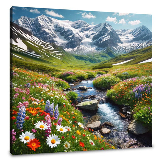 Alpine Bloom Canvas - Main Image