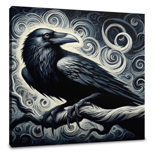 Gothic Raven Canvas - Main Image