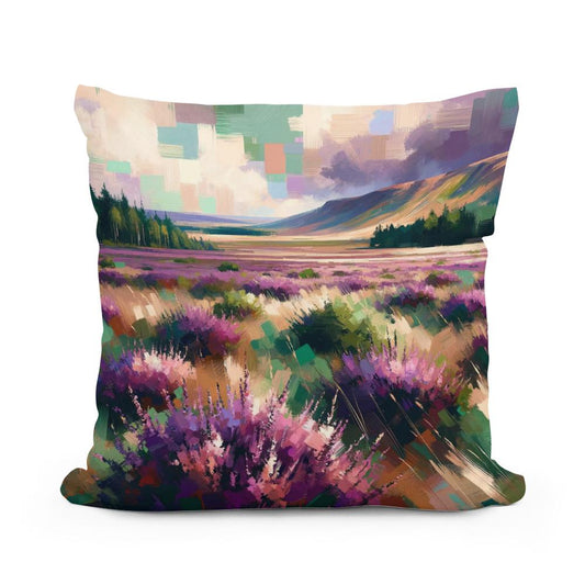 Dundee Heather Fields Majesty Cotton Cushion - Main Image