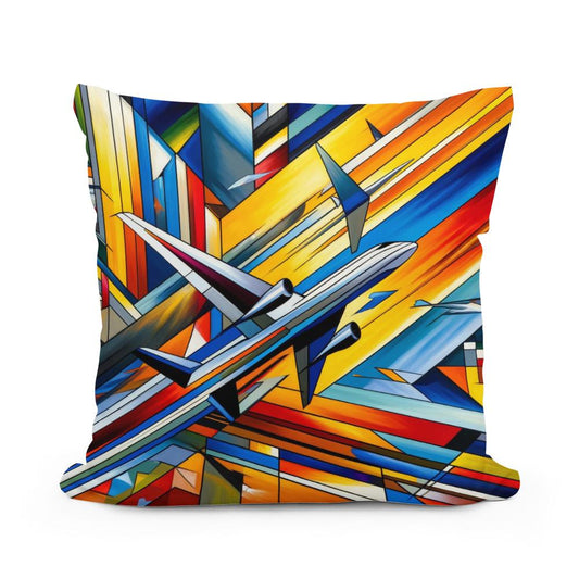 Abstract Altitudes Cotton Cushion - Main Image