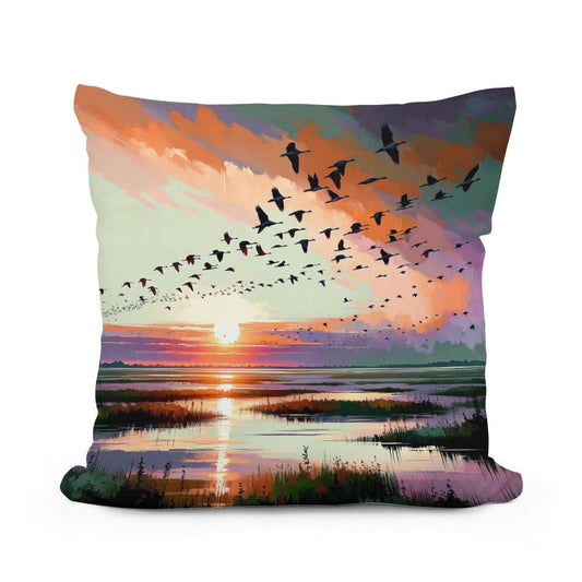 Ethereal Moments Cotton Pillow - Main Image