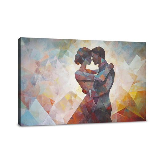 Geometric Romance Dance Canvas - Main Image