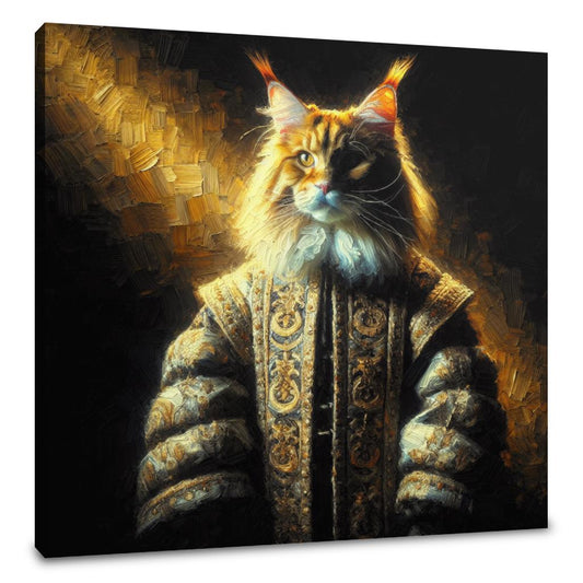Regal Coon Aristocrat Canvas - Main Image