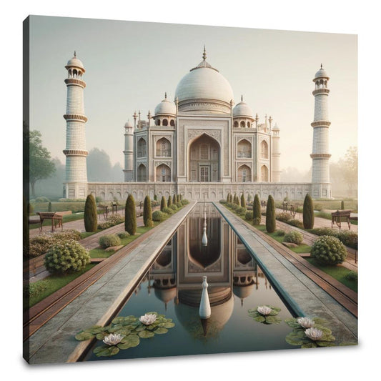 Dawn at Taj Canvas - Main Image