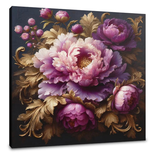 Regal Peony Canvas - Main Image