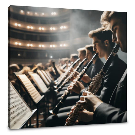 Orchestral Diagonals Canvas - Main Image