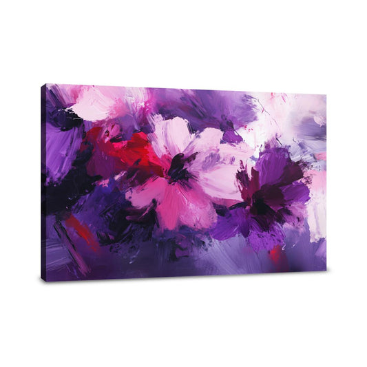 Lisianthus Spirals Canvas - Main Image