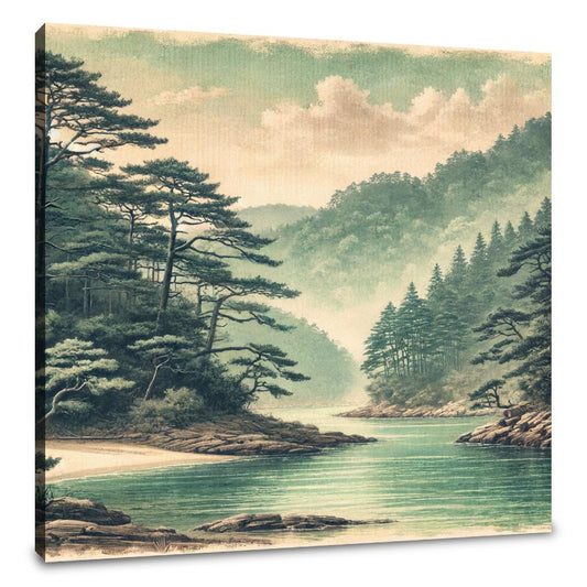 Pine Forest Serenity Canvas - Main Image