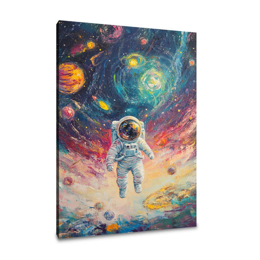 Celestial Dreaming Astronaut Canvas - Main Image