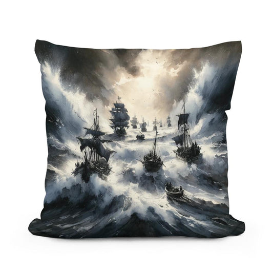 Tempest's Embrace Cotton Cushion - Main Image