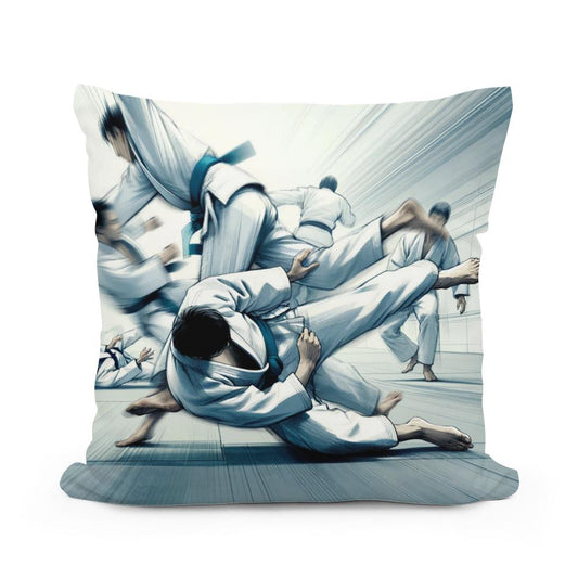Judo Motion Cotton Cushion - Main Image