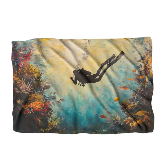 Sunrise Diver Blanket - Main Image