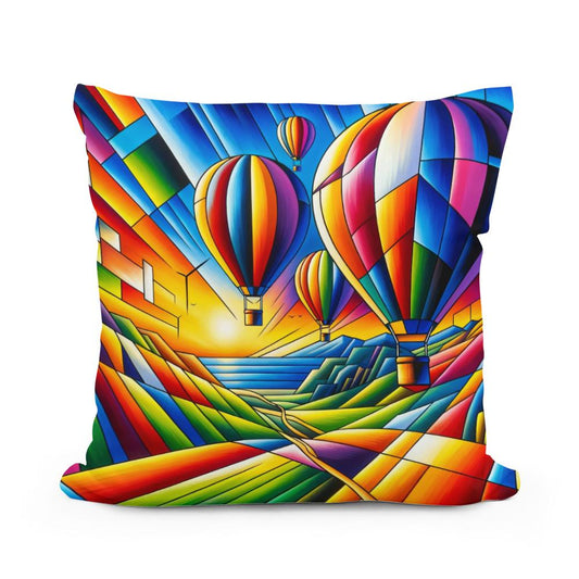 Cubist Odyssey Cotton Cushion - Main Image