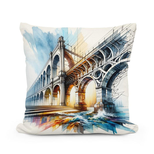 Temporal Bridge Cotton Cushion - Main Image