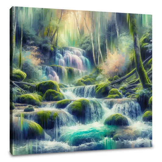 Mystical Waterfall Canvas - Main Image