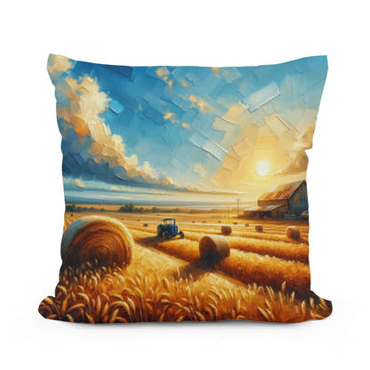 Harvest Glow Cotton Cushion - Main Image