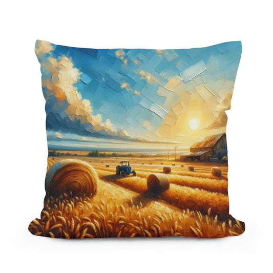 Harvest Glow Cotton Cushion - Main Image