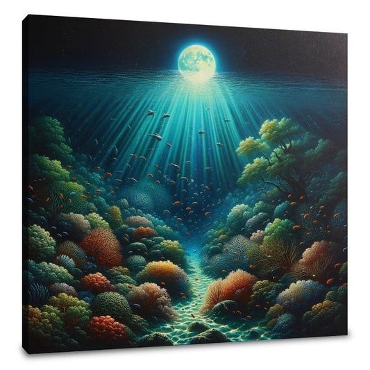 Moonlit Reef Canvas - Main Image