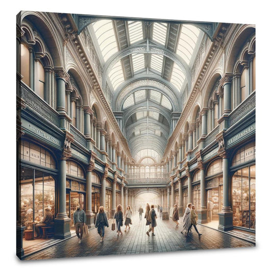The Arcades of Queen Street Canvas - Main Image