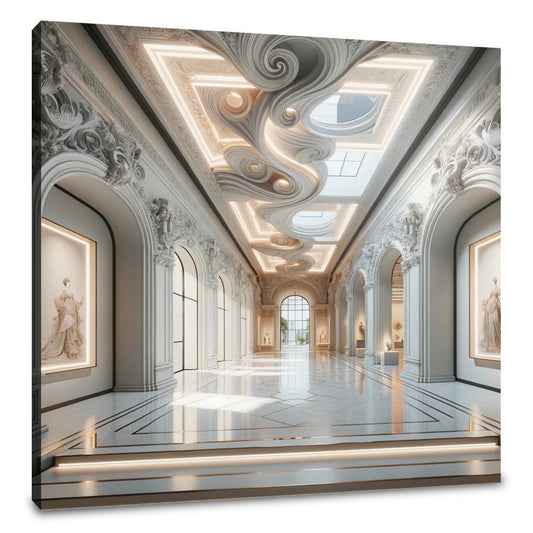 Baroque Minimalism Canvas - Main Image